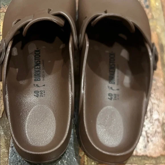 Birkenstock Boston Essentials EVA Brown Clog - Picture 7 of 9